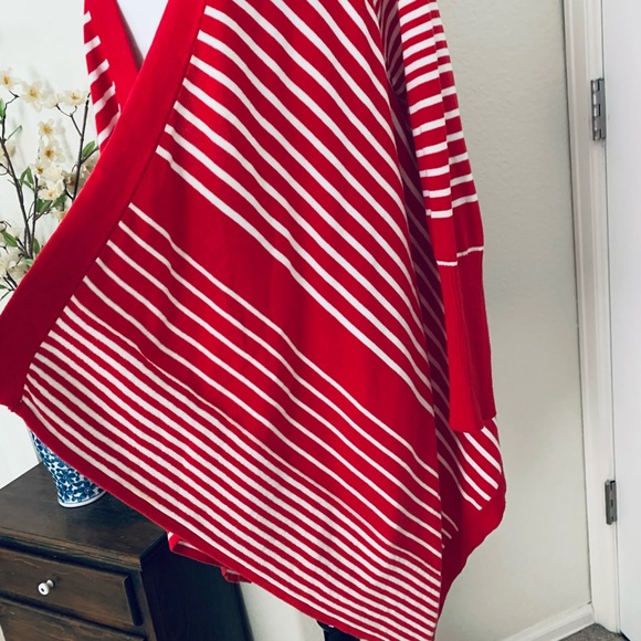 RENDITION Open Front Cascading Cardigan - Picture 3 of 12